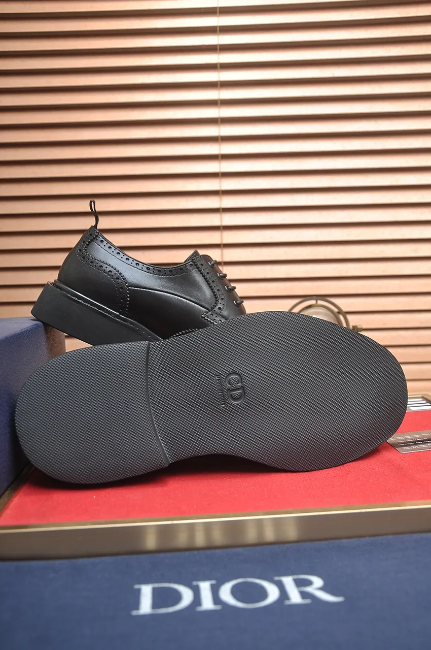 Men's shoes 💰800💶[Dior] (water-dyed cowhide lining) Dior original 1:1 high-quality factory, imported original materials, imported version of raw cowhide, water-dyed cowhide lining, original TPU outsole, code number: 39-44 (38 45 custom-made, non-refundable)